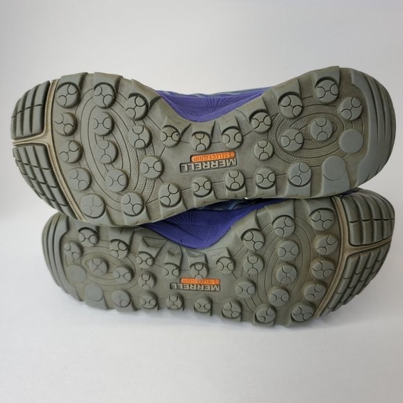 Merrell Shoes Womens Size 7 Trail Running Dark Slate Blue Gray Hiking Lace Up. G - Picture 14 of 16